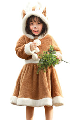 Christmas Reindeer Dress Christmas Costume for Girls